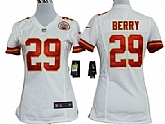 Women's Nike Kansas City Chiefs #29 Eric Berry White Game Team Jerseys,baseball caps,new era cap wholesale,wholesale hats