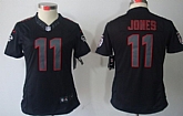 Women's Nike Limited Atlanta Falcons #11 Julio Jones Black Impact Jerseys,baseball caps,new era cap wholesale,wholesale hats