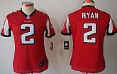 Women's Nike Limited Atlanta Falcons #2 Matt Ryan Red Jerseys,baseball caps,new era cap wholesale,wholesale hats