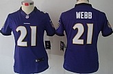 Women's Nike Limited Baltimore Ravens #21 Lardarius Webb Purple Jerseys,baseball caps,new era cap wholesale,wholesale hats
