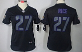 Women's Nike Limited Baltimore Ravens #27 Ray Rice Black Impact Jerseys,baseball caps,new era cap wholesale,wholesale hats