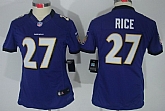 Women's Nike Limited Baltimore Ravens #27 Ray Rice Purple Jerseys,baseball caps,new era cap wholesale,wholesale hats