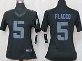 Women's Nike Limited Baltimore Ravens #5 Joe Flacco Black Impact Jerseys,baseball caps,new era cap wholesale,wholesale hats