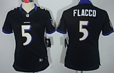 Women's Nike Limited Baltimore Ravens #5 Joe Flacco Black Jerseys,baseball caps,new era cap wholesale,wholesale hats