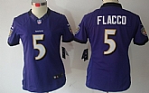 Women's Nike Limited Baltimore Ravens #5 Joe Flacco Purple Jerseys,baseball caps,new era cap wholesale,wholesale hats