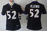 Women's Nike Limited Baltimore Ravens #52 Ray Lewis Black Jerseys,baseball caps,new era cap wholesale,wholesale hats