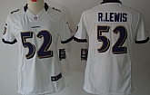 Women's Nike Limited Baltimore Ravens #52 Ray Lewis White Jerseys,baseball caps,new era cap wholesale,wholesale hats