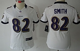 Women's Nike Limited Baltimore Ravens #82 Torrey Smith White Jerseys,baseball caps,new era cap wholesale,wholesale hats