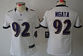 Women's Nike Limited Baltimore Ravens #92 Haloti Ngata White Jerseys,baseball caps,new era cap wholesale,wholesale hats