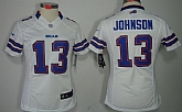 Women's Nike Limited Buffalo Bills #13 Steve Johnson White Jerseys,baseball caps,new era cap wholesale,wholesale hats