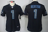 Women's Nike Limited Carolina Panthers #1 Cam Newton Black Impact Jerseys,baseball caps,new era cap wholesale,wholesale hats