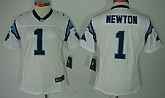 Women's Nike Limited Carolina Panthers #1 Cam Newton White Jerseys,baseball caps,new era cap wholesale,wholesale hats
