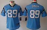 Women's Nike Limited Carolina Panthers #89 Steve Smith Light Blue Jerseys,baseball caps,new era cap wholesale,wholesale hats