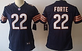 Women's Nike Limited Chicago Bears #22 Matt Forte Blue Jerseys,baseball caps,new era cap wholesale,wholesale hats