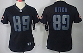 Women's Nike Limited Chicago Bears #89 Mike Ditka Black Impact Jerseys,baseball caps,new era cap wholesale,wholesale hats