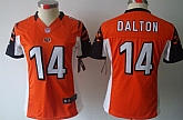 Women's Nike Limited Cincinnati Bengals #14 Andy Dalton Orange Jerseys,baseball caps,new era cap wholesale,wholesale hats