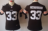 Women's Nike Limited Cleveland Browns #33 Trent Richardson Brown Jerseys,baseball caps,new era cap wholesale,wholesale hats