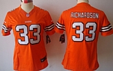 Women's Nike Limited Cleveland Browns #33 Trent Richardson Orange Jerseys,baseball caps,new era cap wholesale,wholesale hats