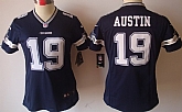 Women's Nike Limited Dallas Cowboys #19 Miles Austin Blue Jerseys,baseball caps,new era cap wholesale,wholesale hats