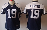 Women's Nike Limited Dallas Cowboys #19 Miles Austin Blue Thanksgiving Jerseys,baseball caps,new era cap wholesale,wholesale hats