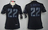 Women's Nike Limited Dallas Cowboys #22 Emmitt Smith Black Impact Jerseys,baseball caps,new era cap wholesale,wholesale hats