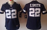 Women's Nike Limited Dallas Cowboys #22 Emmitt Smith Blue Jerseys,baseball caps,new era cap wholesale,wholesale hats