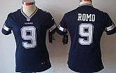 Women's Nike Limited Dallas Cowboys #9 Tony Romo Blue Jerseys,baseball caps,new era cap wholesale,wholesale hats