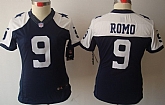 Women's Nike Limited Dallas Cowboys #9 Tony Romo Blue Thanksgiving Jerseys,baseball caps,new era cap wholesale,wholesale hats