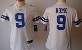 Women's Nike Limited Dallas Cowboys #9 Tony Romo White Jerseys,baseball caps,new era cap wholesale,wholesale hats