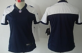 Women's Nike Limited Dallas Cowboys Blank Blue Thanksgiving Jerseys,baseball caps,new era cap wholesale,wholesale hats