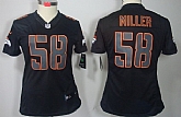Women's Nike Limited Denver Broncos #58 Von Miller Black Impact Jerseys,baseball caps,new era cap wholesale,wholesale hats