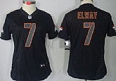 Women's Nike Limited Denver Broncos #7 John Elway Black Impact Jerseys,baseball caps,new era cap wholesale,wholesale hats