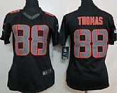 Women's Nike Limited Denver Broncos #88 Demaryius Thomas Black Impact Jerseys,baseball caps,new era cap wholesale,wholesale hats