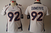 Women's Nike Limited Denver Broncos #92 Elvis Dumervil White Jerseys,baseball caps,new era cap wholesale,wholesale hats