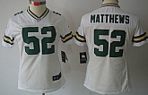 Women's Nike Limited Green Bay Packers #52 Clay Matthews White Jerseys,baseball caps,new era cap wholesale,wholesale hats