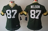 Women's Nike Limited Green Bay Packers #87 Jordy Nelson Green Jerseys,baseball caps,new era cap wholesale,wholesale hats