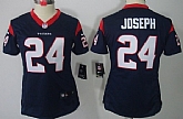 Women's Nike Limited Houston Texans #24 Johnathan Joseph Blue Jerseys,baseball caps,new era cap wholesale,wholesale hats