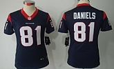 Women's Nike Limited Houston Texans #81 Owen Daniels Blue Jerseys,baseball caps,new era cap wholesale,wholesale hats