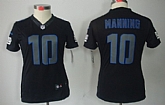 Women's Nike Limited New York Giants #10 Eli Manning Black Impact Jerseys,baseball caps,new era cap wholesale,wholesale hats
