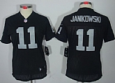 Women's Nike Limited Oakland Raiders #11 Sebastian Janikowski Black Jerseys,baseball caps,new era cap wholesale,wholesale hats
