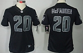 Women's Nike Limited Oakland Raiders #20 Darren McFadden Black Impact Jerseys,baseball caps,new era cap wholesale,wholesale hats