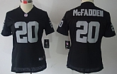 Women's Nike Limited Oakland Raiders #20 Darren McFadden Black Jerseys,baseball caps,new era cap wholesale,wholesale hats