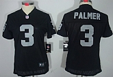 Women's Nike Limited Oakland Raiders #3 Carson Palmer Black Jerseys,baseball caps,new era cap wholesale,wholesale hats