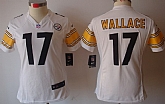 Women's Nike Limited Pittsburgh Steelers #17 Mike Wallace White Jerseys,baseball caps,new era cap wholesale,wholesale hats