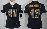 Women's Nike Limited Pittsburgh Steelers #43 Troy Polamalu Black Impact Jerseys,baseball caps,new era cap wholesale,wholesale hats
