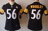 Women's Nike Limited Pittsburgh Steelers #56 Lamarr Woodley Black Jerseys,baseball caps,new era cap wholesale,wholesale hats