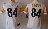 Women's Nike Limited Pittsburgh Steelers #84 Antonio Brown White Jerseys,baseball caps,new era cap wholesale,wholesale hats