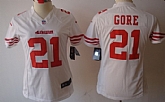 Women's Nike Limited San Francisco 49ers #21 Frank Gore White Jerseys,baseball caps,new era cap wholesale,wholesale hats