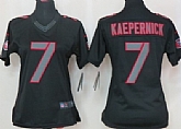 Women's Nike Limited San Francisco 49ers #7 Colin Kaepernick Black Impact Jerseys,baseball caps,new era cap wholesale,wholesale hats