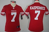Women's Nike Limited San Francisco 49ers #7 Colin Kaepernick Red Jerseys,baseball caps,new era cap wholesale,wholesale hats